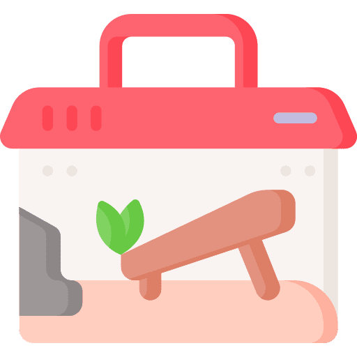 Cage reptile pet animals icon