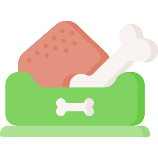 Dog food animals cat pet bowl icon