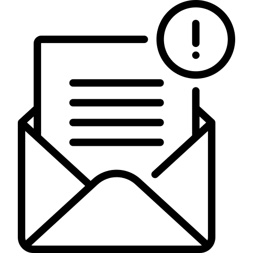 Message communications envelope mail icon