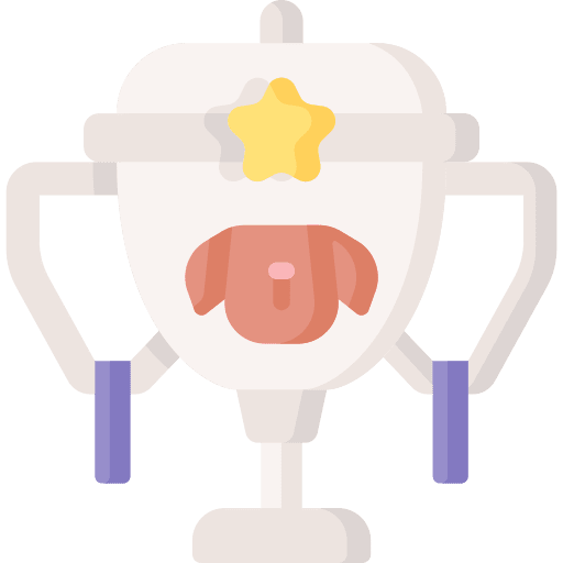 Trophy dog trophy animals icon