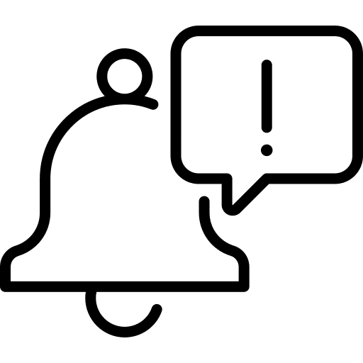 Bell social media notification ui icon