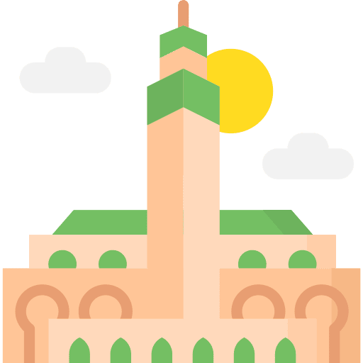 Casablanca architecture and city architecture cultures icon