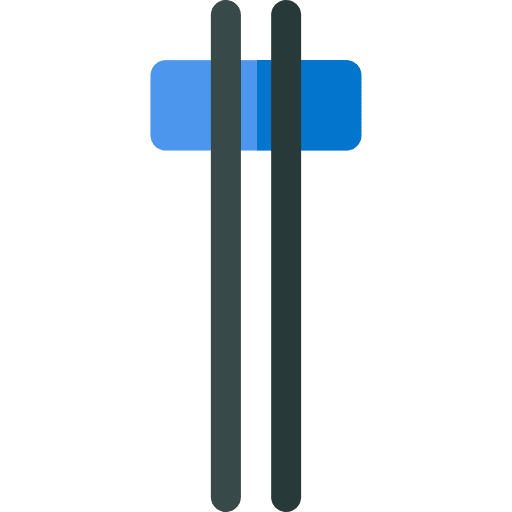 Chopstick japanese chinese utensils icon