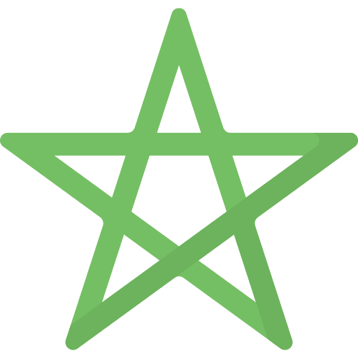 Star africa shapes and symbols shapes icon