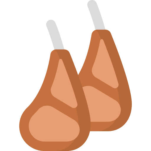 Lamb barbecue proteins mutton icon