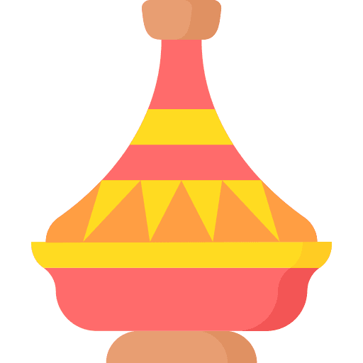 Tajine moroccan traditional gastronomy icon