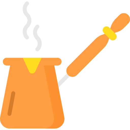 Cezve food and restaurant kitchenware exotic icon