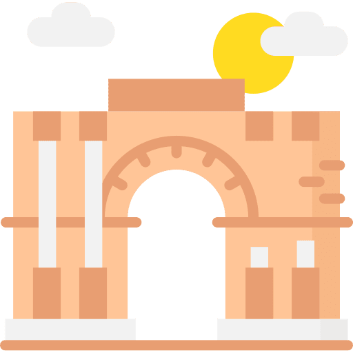 Volubilis architecture morocco architecture and city icon