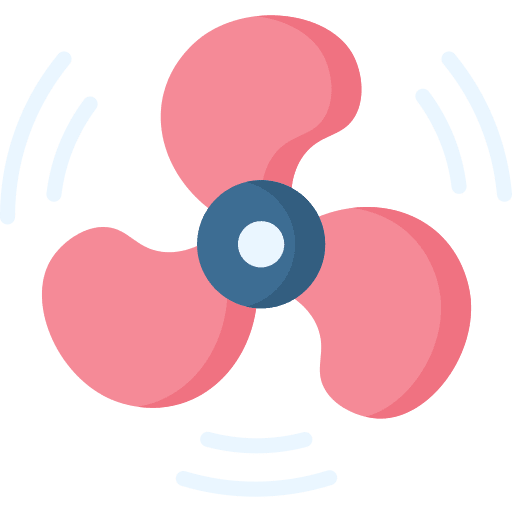 Propeller boat transportation ship icon