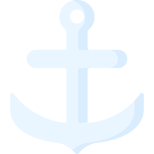 Anchor ship navigation boat icon