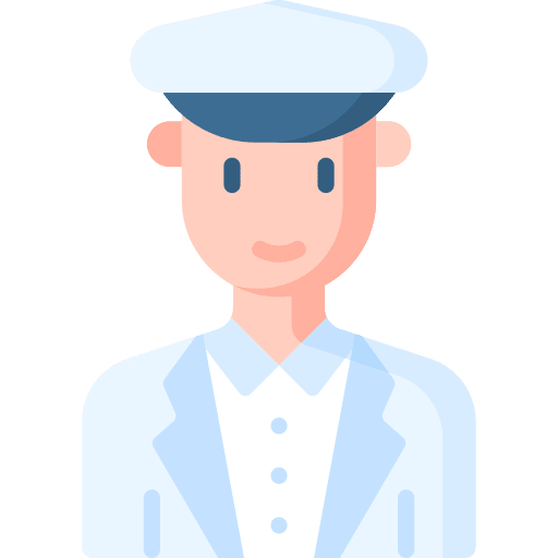 Captain naval man captain icon