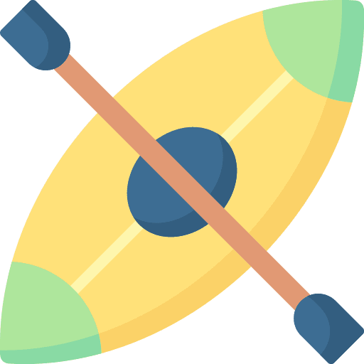 Kayak equipment transport sports and competition icon