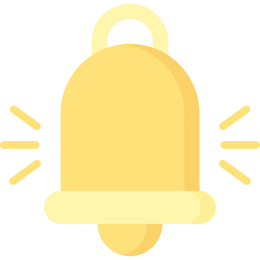 Bell notification ring remind icon