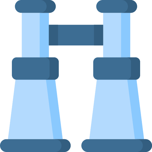 Binocular outlook vision binocular icon