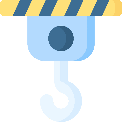 Pulley pulley gearing mechanism icon