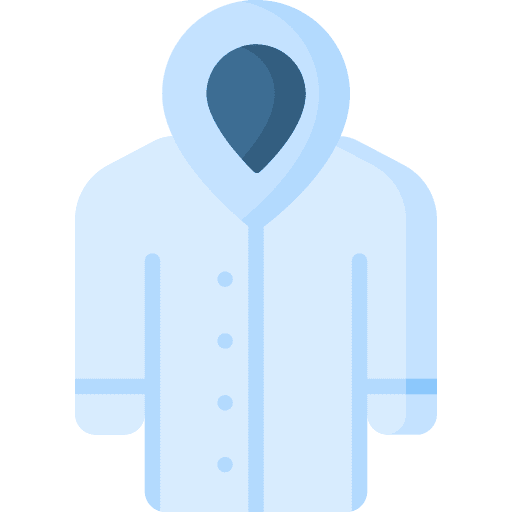 Raincoat coat fashion raincoat icon