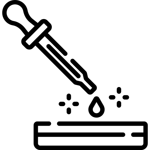 Dropper education petri dish dropper icon