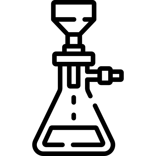 Funnel education laboratory cone icon