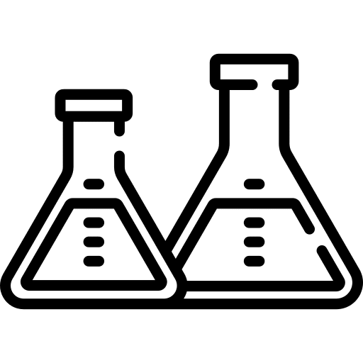 Erlenmeyer lab chemistry flask icon