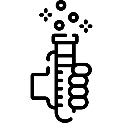 Test tube lab education science icon