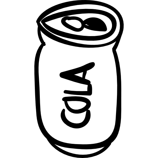 Cola can food coke tin icon