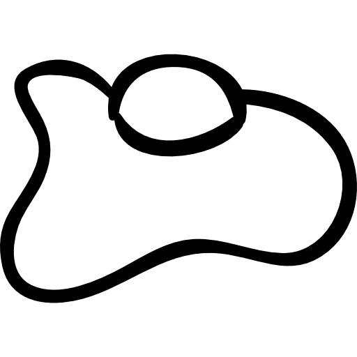 Egg outline eggs outlined outline icon