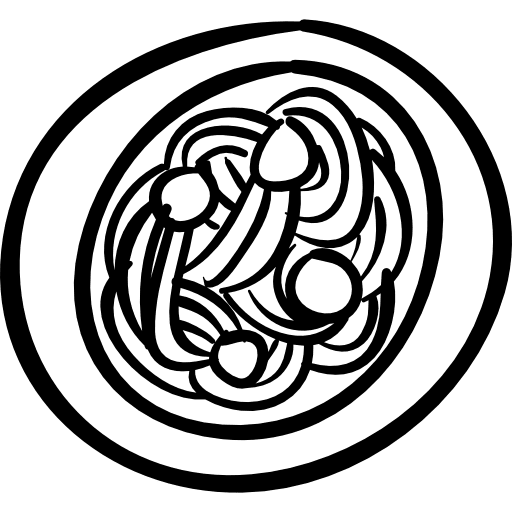 Spaghetti dish spaghetti italian food pasta icon