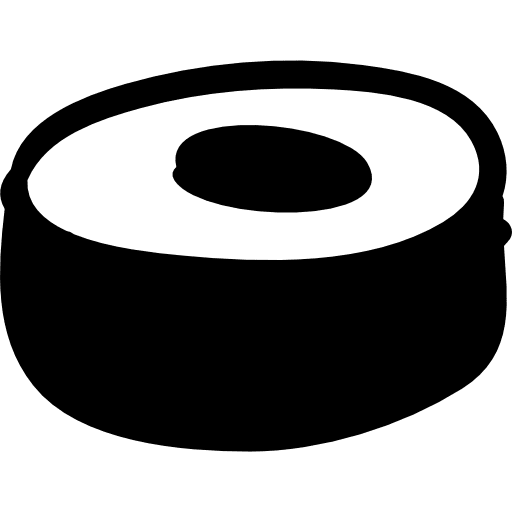 Sushi roll rolls oriental roll icon