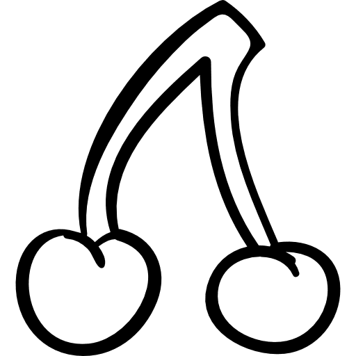 Two cherries cherry cherries fruit icon