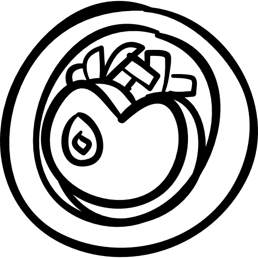 Steak and chips dish fries dish chips icon