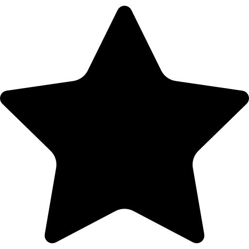 Black star silhouette star silhouette star trek shapes icon