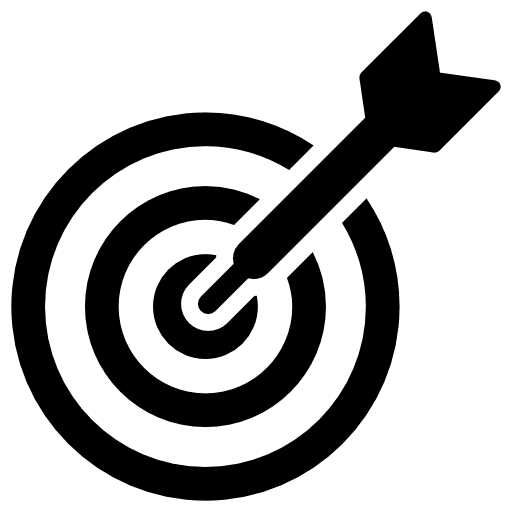 Dartboard and dart dart board sports dart icon