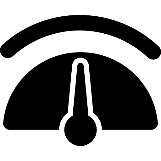 Speedometer silhouette speedometer car icons speed icon