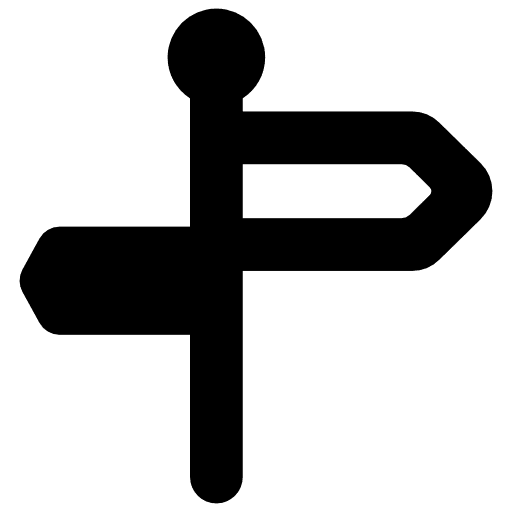 Vintage signpost maps and flags directional sign directions icon