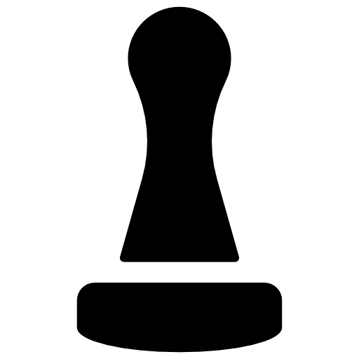 Wooden stamper stamper office icons stamp icon