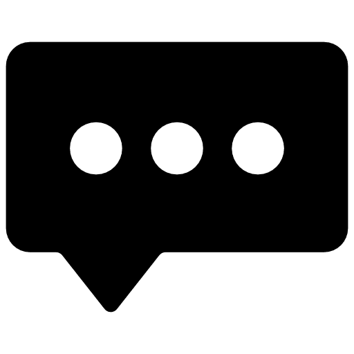 Speak bubble interface chat chat balloon icon