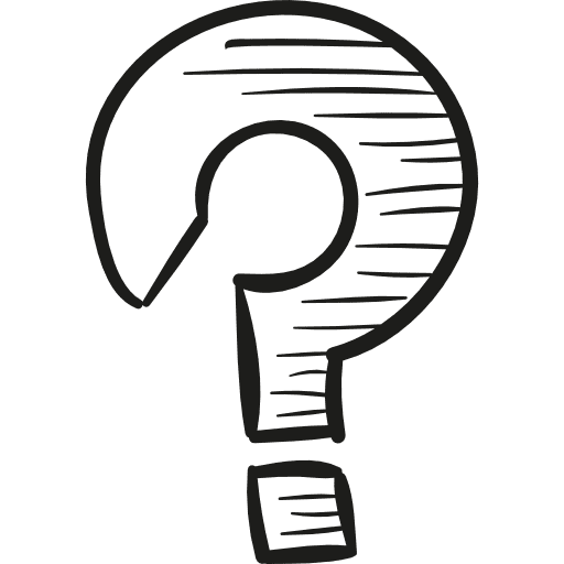 School doubt shapes question mark questioning icon