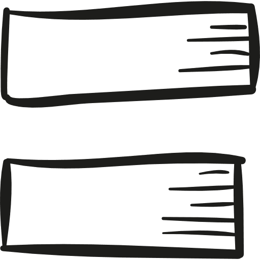 Equal sign maths shapes school material icon