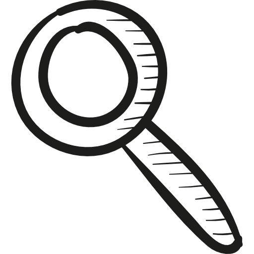 Manifying glass for school magnifying glass search zoom out icon