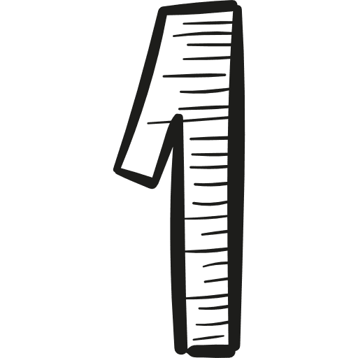 Number 1 drawing numbers education school icon