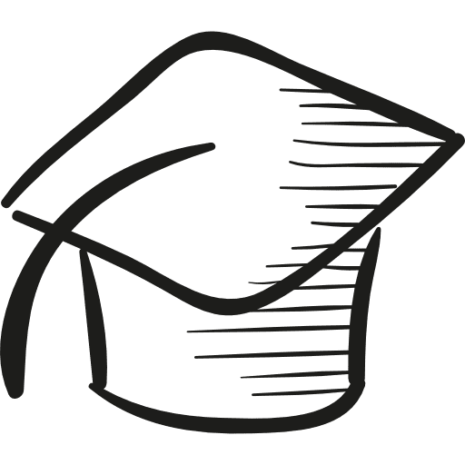 Graduate cap education university graduate icon