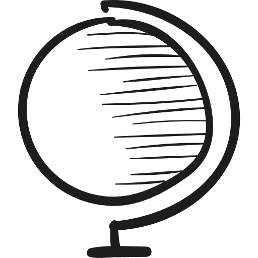 School globe globe geography world icon
