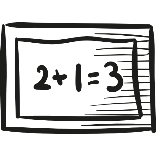 Mathematical school blackboard  mathematics education mathematical icon