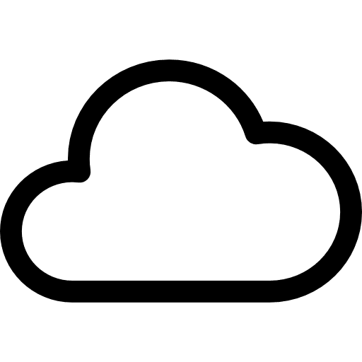 Overcast day bad weather climate cloudy icon