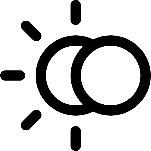 Sun eclipse cosmos universe solar icon