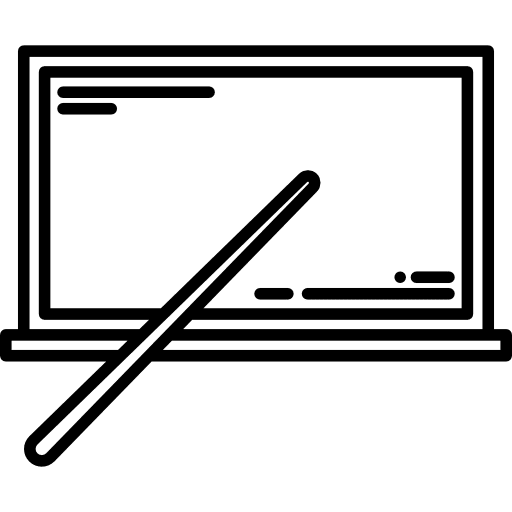 Blackboard class blackboard education icon