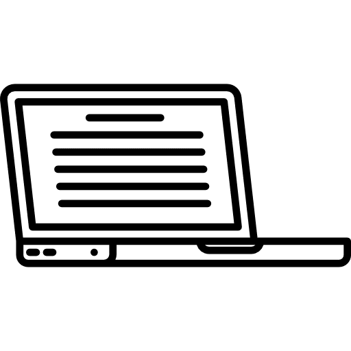 Laptop technology tools and utensils electric icon