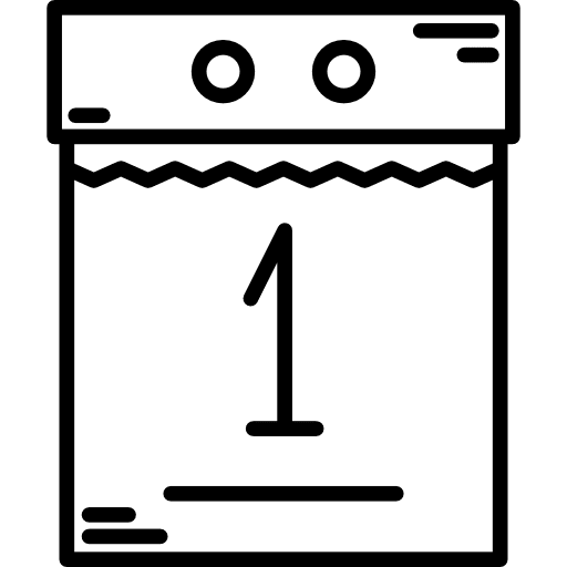 Calendar daily calendar day time icon