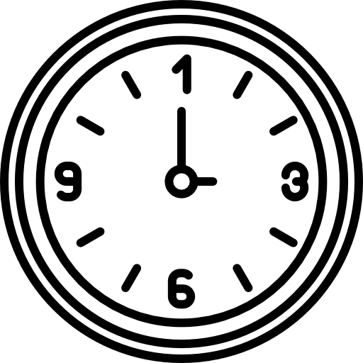 Clock tool clock hour icon