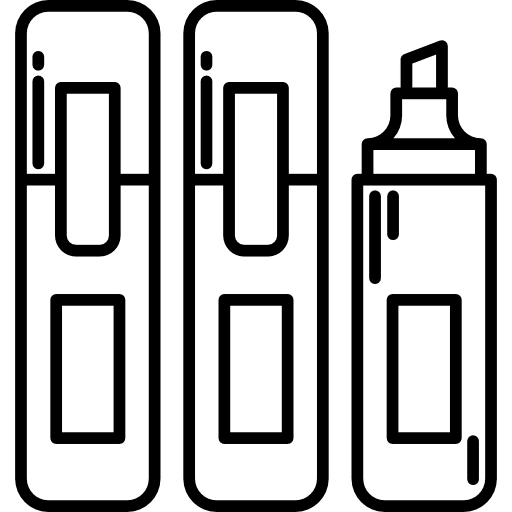 Markers markers tools and utensils writing icon
